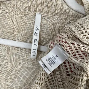 Beige Cream Knit Open Front Quarter Sleeve Bolero Shrug Cardigan Cottagecore thumbnail 5