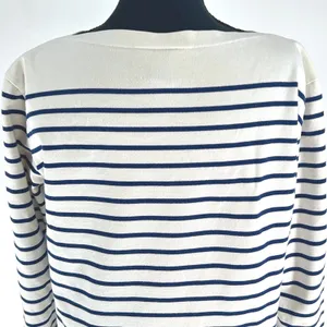 VTG Ralph Lauren Petite Womens PL‎ Striped Long Sleeve Preppy Y2K Top Navy White thumbnail 7