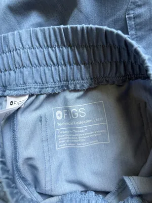 Figs Yola High-Rise Slim Scrub Pants blue Heather indigo‎ thumbnail 4