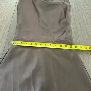 NWOT Brown Cowl Neck Backless Mini Dress XS thumbnail 11