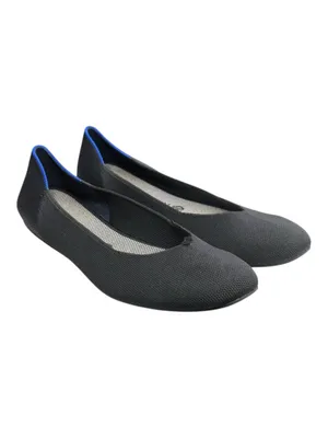 Rothy’s ⍟ The Flat Ballerina Ballet Slipper ⍟ Black Solid ⍟ 11.5M ⍟ Sustain Knit thumbnail 11