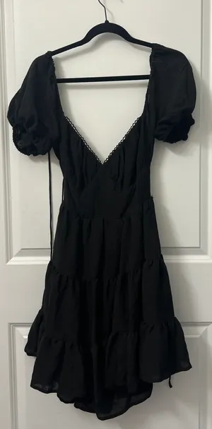 Princess Polly Mini Dress Black thumbnail 4