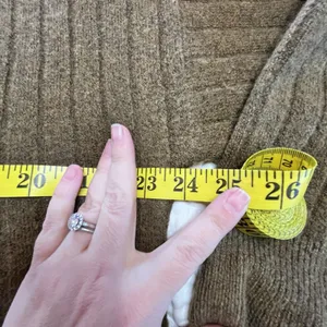 Madewell Bowden Sweater Womens Size L Brown Henley Wool Alpaca thumbnail 3