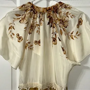Dixie Brown & Tan Floral Print Maxi Dress(Size Small) thumbnail 5