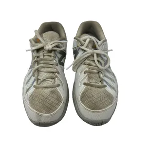 New Balance Size 7‎ Sneakers White Gray Lace Up Running Jogging Exercise Gym thumbnail 7