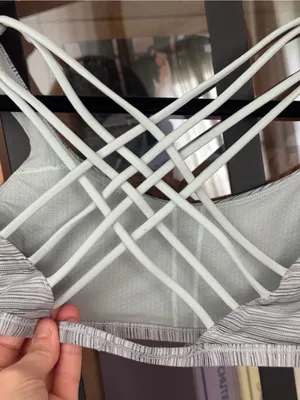 Lululemon Free to Be Bra Wild Light Support Wee Are From Space Nimbus sports thumbnail 6