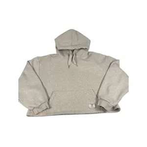 Savage X Fenty Essential‎ Oatmeal Beige Cropped Hoodie Sweatshirt XL Rihanna thumbnail 2