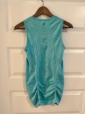 Athleta Fastest Track Tank Top Turquoise Blue Size XS thumbnail 7