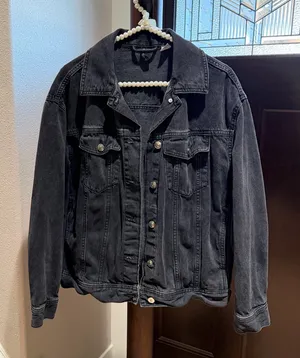 Divided Black Jean Jacket thumbnail 1
