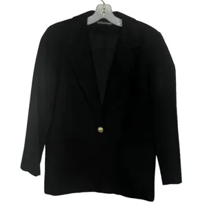Vintage Savannah Wool‎ Black Blazer Size M thumbnail 1