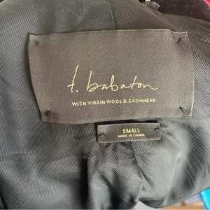 Aritzia Babaton Cashmere Wool Longline Coat Size Small thumbnail 9