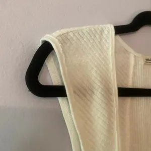 We The Free Boss Babe White Ribbed Sleeveless Tank Boho Layering Women's size XL thumbnail 4
