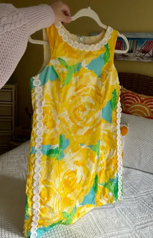 Lilly Pulitzer Mila Lace Shift First Impressions thumbnail 3