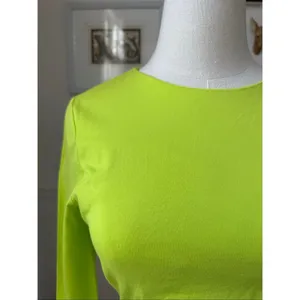 Superdown Kierra Mini Dress Neon Lime Long Sleeve Cut Out BodyCon S thumbnail 4
