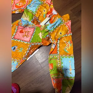 Never fully dressed NWT Soller Emma Dress $228 satin printed spring revolve boho thumbnail 13