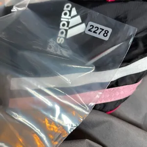 Adidas size S lightweight running jacket reflective stripes thumbnail 8