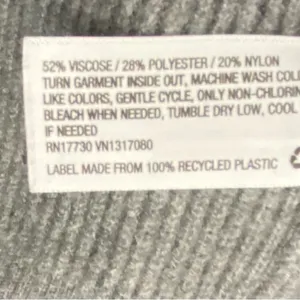 A New Day Ribbed Collared V Neck Cozy Gray Sweater Medium thumbnail 5