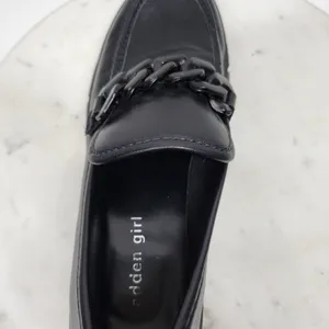 Madden Girl Hoxtonn Chunky Platform Loafer Womens 8 Black Chain Lug Sole‎ Grunge thumbnail 9