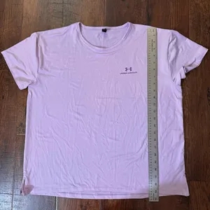 UNDER ARMOUR lavender Rush tee shirt, size L, unisex thumbnail 5