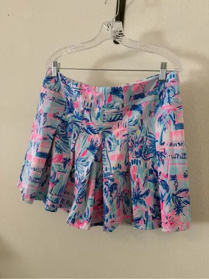 Lilly Pulitzer Fraser Skort Shorts in Ravello Blue / Perfect Match thumbnail 5