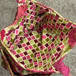 Vera Bradley Quilted Floral Shoulder Bag Pink Green Cottagecore Vintage Y2K thumbnail 10