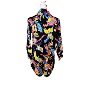 Lauren Ralph Lauren Floral Sleep‎ Shirt Nightgown Monogram Pocket Medium Cotton thumbnail 2