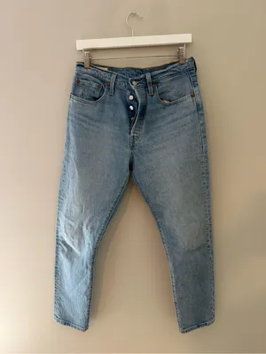 Levi’s 501 Skinny High Rise Blue Jeans Women’s W28 L28 Button Fly thumbnail 3