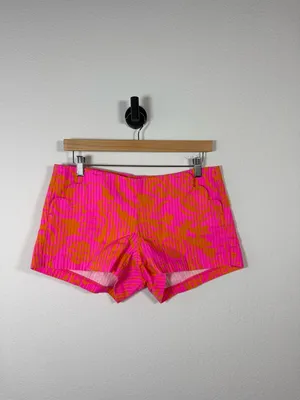 Lilly Pulitzer Women’s Liza Shorts Pop Pink Seaesta Scallop Floral Size 4 thumbnail 6