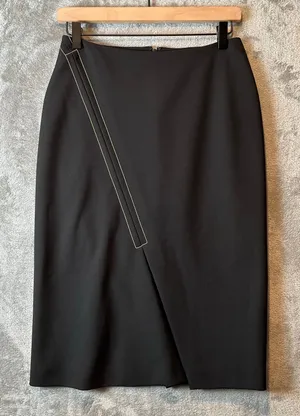 Jeffrey Dodd Women’s Skirt Size 4 Black Career‎ Office thumbnail 1