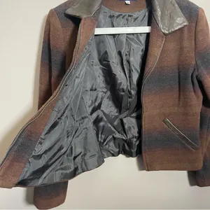 Breeches Lambswool Cashmere blend Vintage Zip Jacket Size M thumbnail 4
