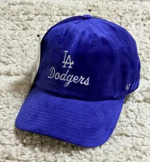 NEW 47 Brand Velour Los Angeles Dodgers Spirited ’47 Clean Up Hat thumbnail 1