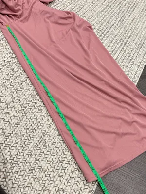 NWOT Halara Light Pink V Neck Short Sleeve Wide Leg Flowy Waffle Casual Jumpsuit thumbnail 11