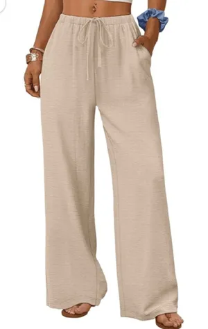 NWT ~ Women's Apricot Wide Leg Flowy Palazzo Pants & Pockets ~ Plus Size XXL thumbnail 1