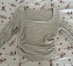 Striped long sleeve knit shirt thumbnail 1