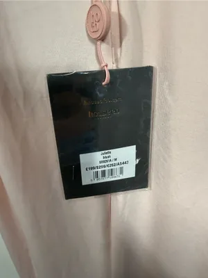 NWT House Of CB Juliette Blush Pink Halter Gown Maxi Dress Medium thumbnail 7