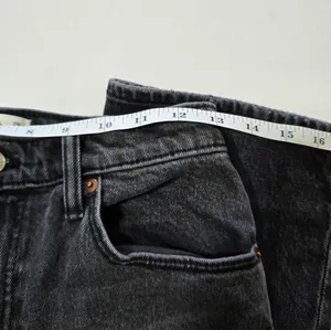 Abercrombie & Fitch Black 90s Straight Ultra High Rise Jeans Size 28/6 thumbnail 5