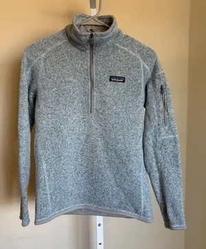 Patagonia Women's Better Sweater 1/4-Zip Sz Small Style‎ 25618 Hawthorne Blue thumbnail 1