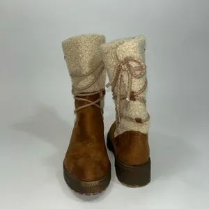 Life Stride Brown Shearling Winter Boots thumbnail 2