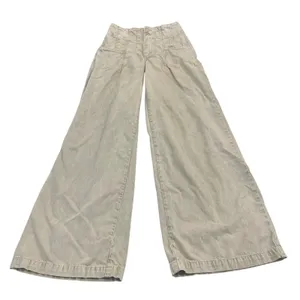 Free People Midnight City Wide Leg Jean in Neutral Size 24 thumbnail 2