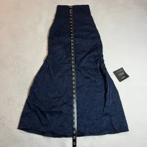 NEW Lulus Simply a Stunner Navy Jacquard Cowl Backless Mini Dress Size S Party thumbnail 15
