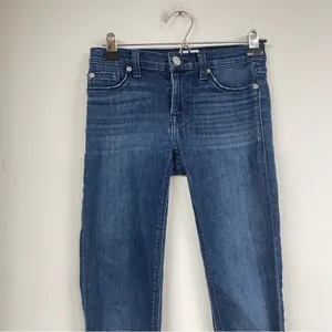 Hudson Low Rise Super Skinny Jeans Womens 26 Y2K Blue Classic Fall Zip Fly thumbnail 2