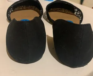 Self Esteem Black Flats with Black Netting thumbnail 4
