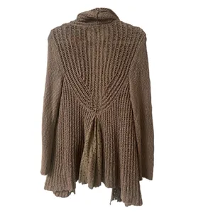 Anthropologie sweater by Knitted & Knotted brown sz Medium thumbnail 2