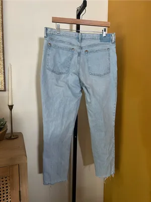 Abercrombie & Fitch Skinny High Rise Jeans Distressed Light Wash Size‎ 32 / 14 thumbnail 6