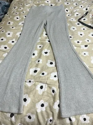 Aerie grey flannel flare pants thumbnail 1
