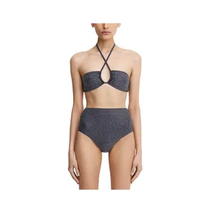 Significant Other Womens Niah Embellished Bikini Top SN2414T-F1 Charcoal Gray 10 thumbnail 6