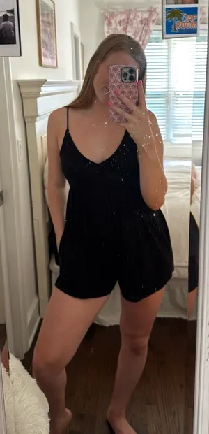Final Touch Romper Black thumbnail 1
