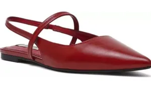 STEVEN by Steve Madden Deep Red‎ Mallory Flat Size 8.5 thumbnail 1