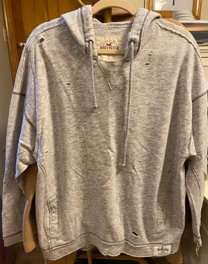 Hollister Gray Sweater Pullover Sweatshirt thumbnail 1