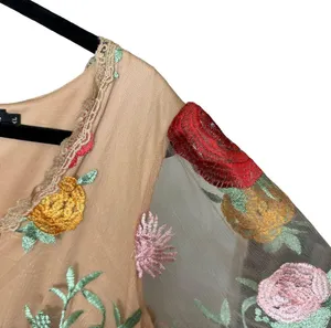 Xpluswear Elegant Floral V-Neck Maxi Dress XL thumbnail 6
